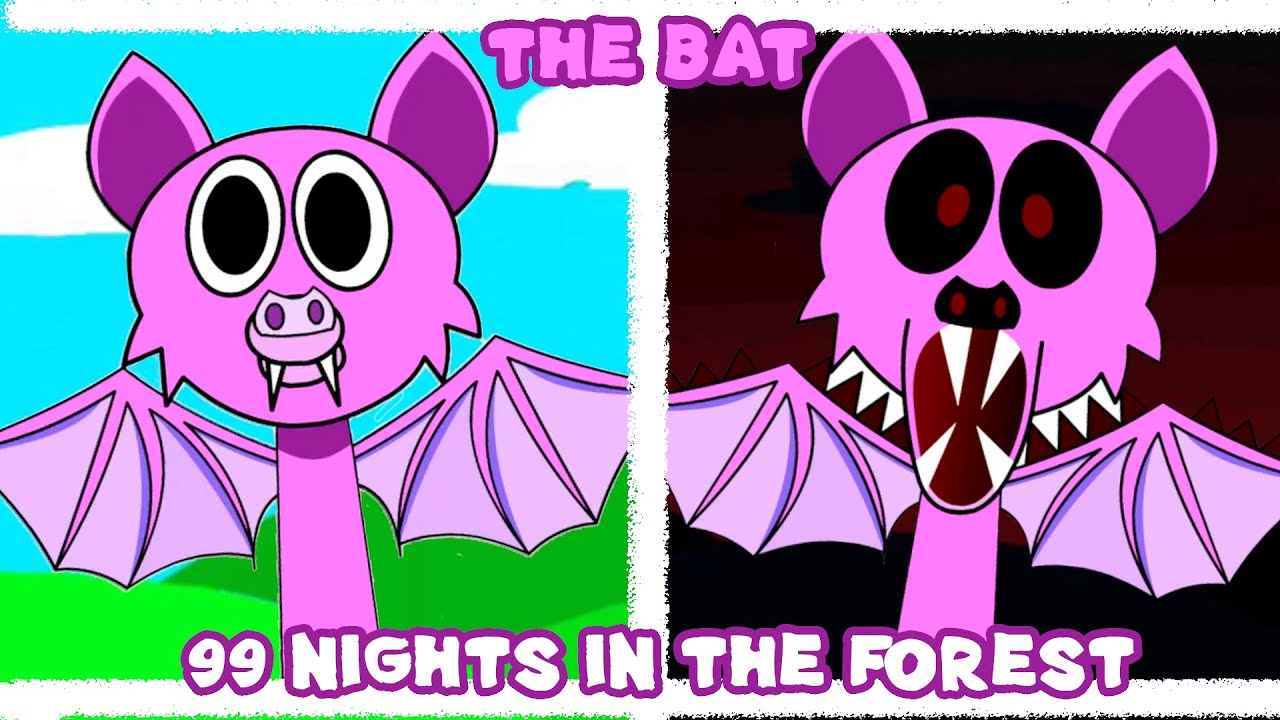 My Sprunki OC: The Bat (From 99 Nights in the Forest Roblox)