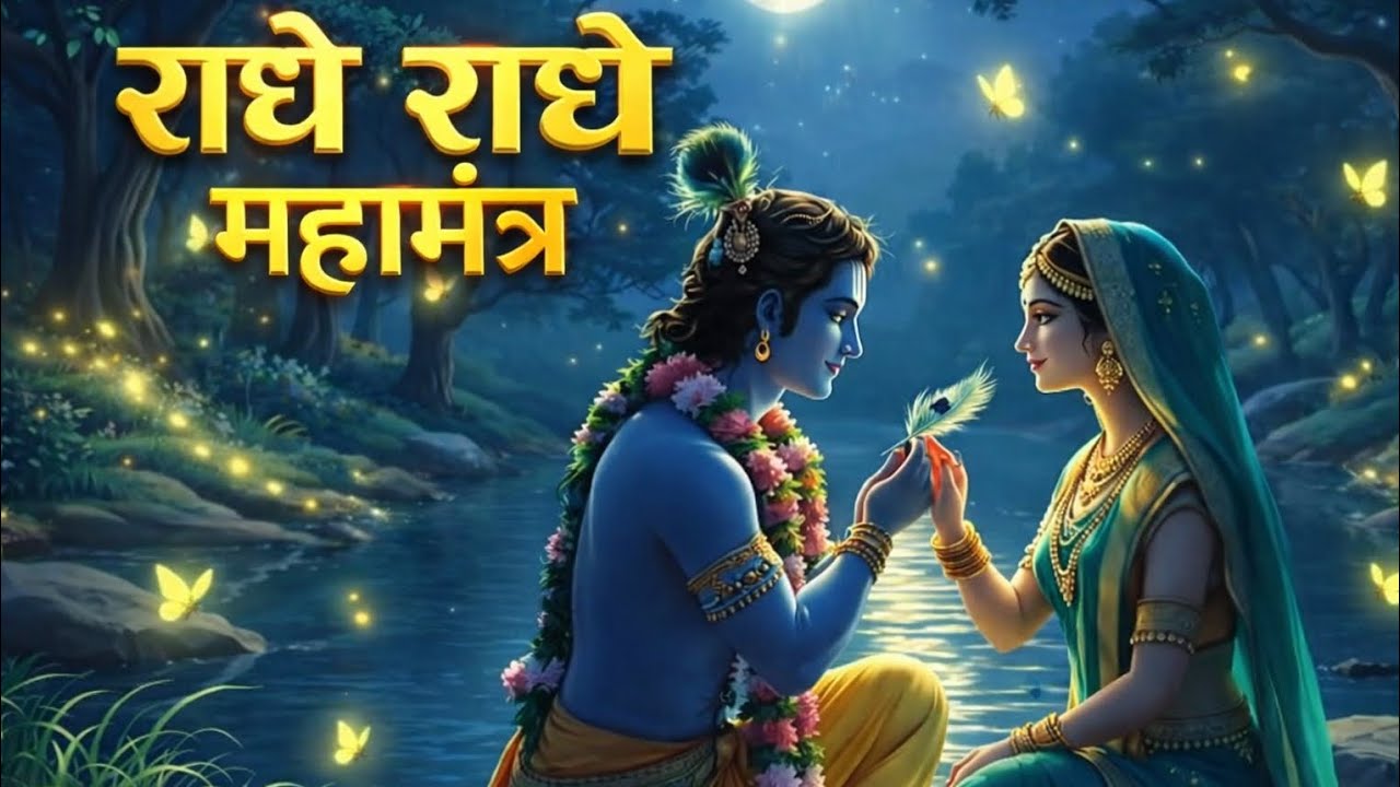 राधे राधे महामंत्र 🌸 | मन को शांति देने वाला दिव्य जाप