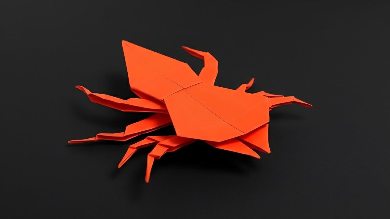 EASY Origami Spider Tutorial 🕷️ How to Fold a Paper Spider