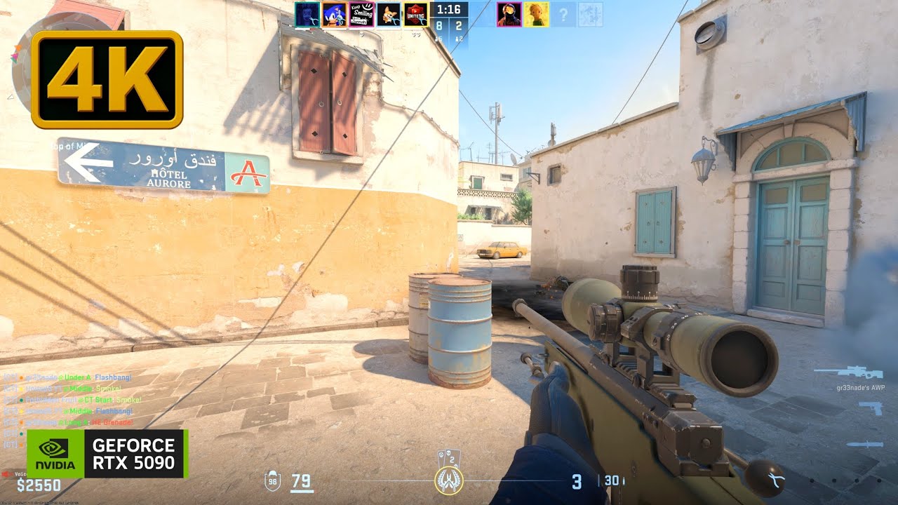 Counter-Strike 2 Gameplay 4K (No Commentary)