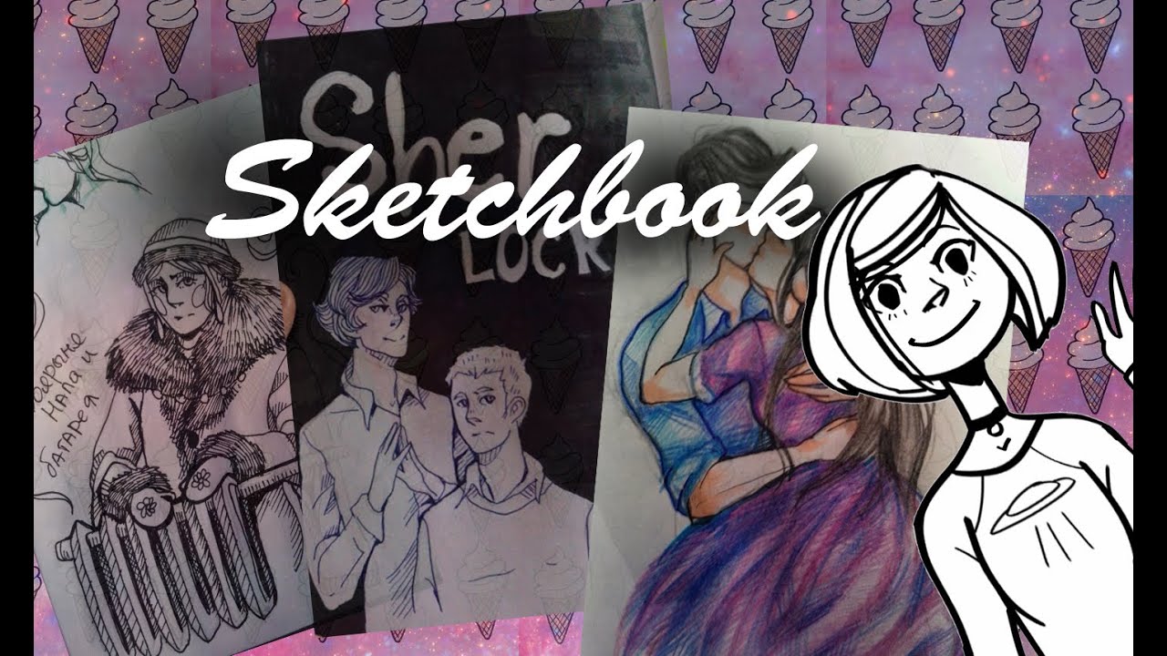 Скетчбук "январь-февраль"/Sketchbook/Информационный