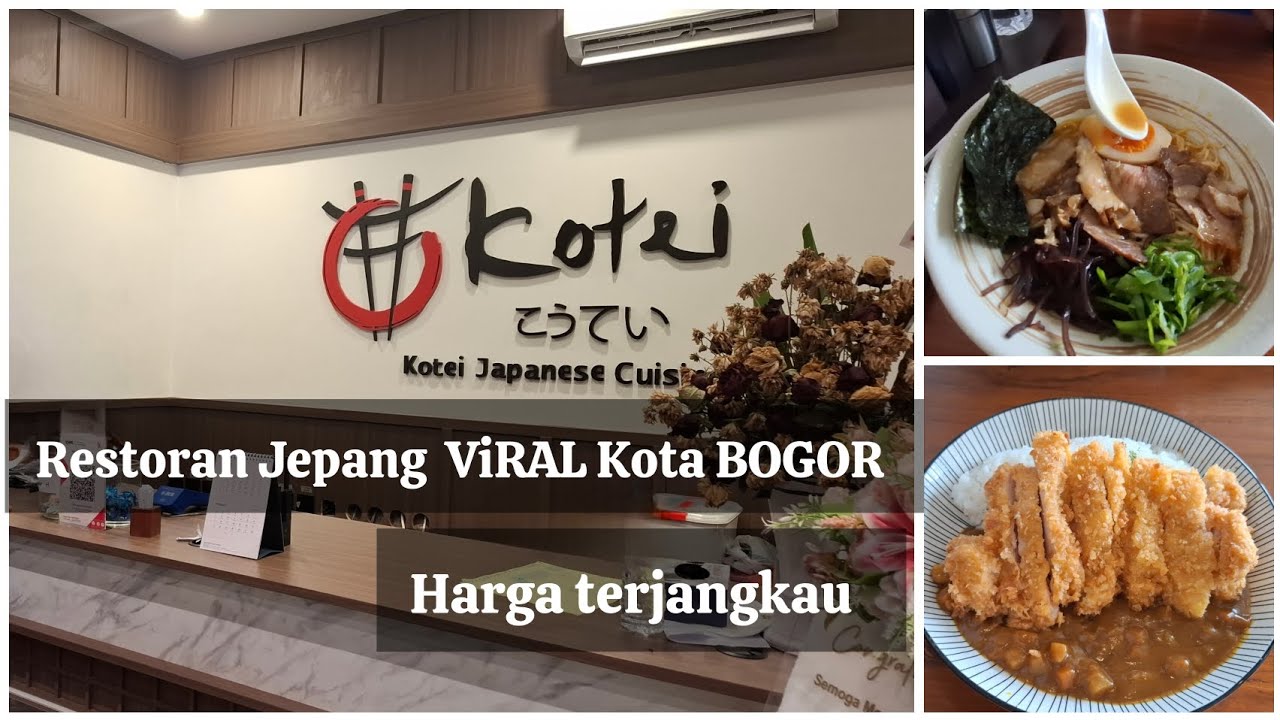 Tempat makan Jepang viral di bogor dengan harga terjangkau | Kotei restaurant