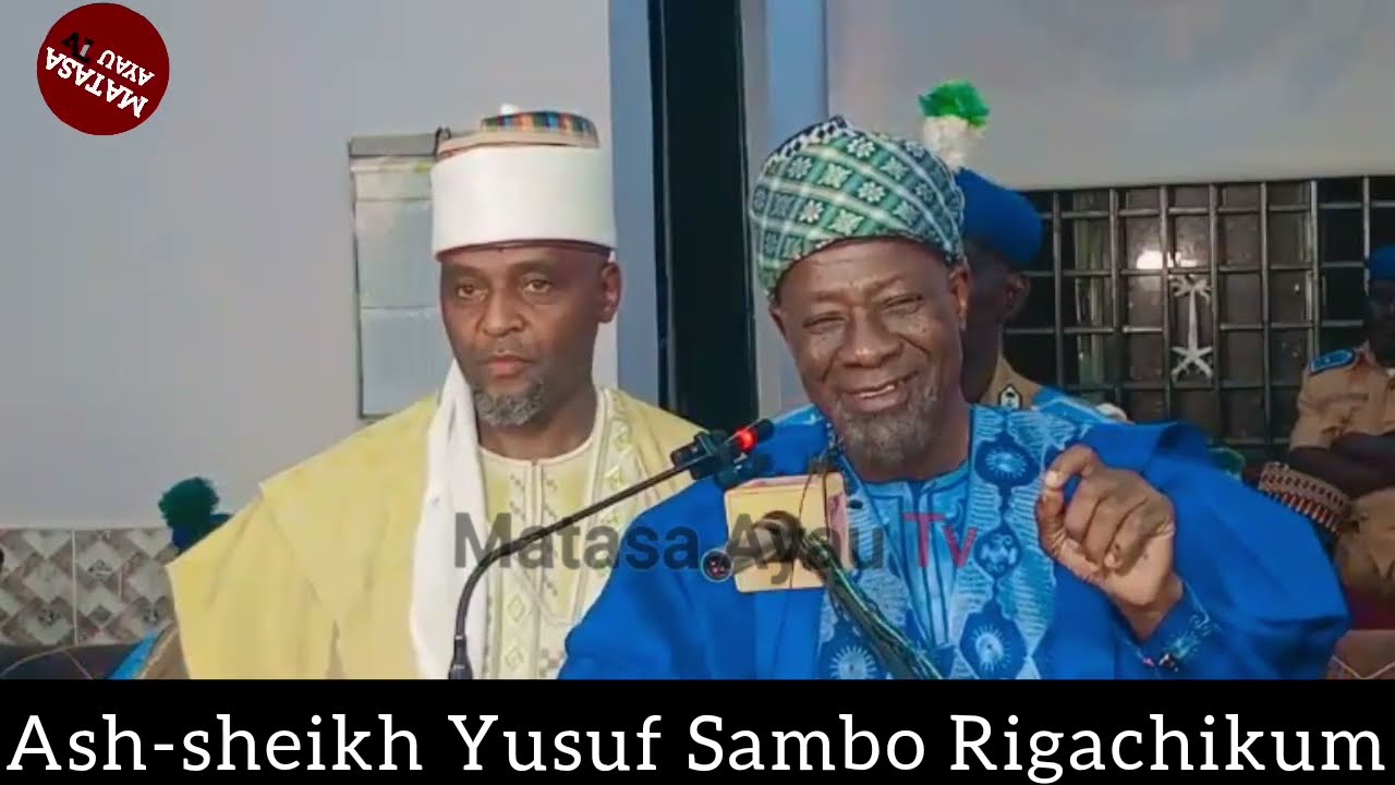 Wa'azin Jos Ash-sheikh Yusuf Sambo Rigachikum.