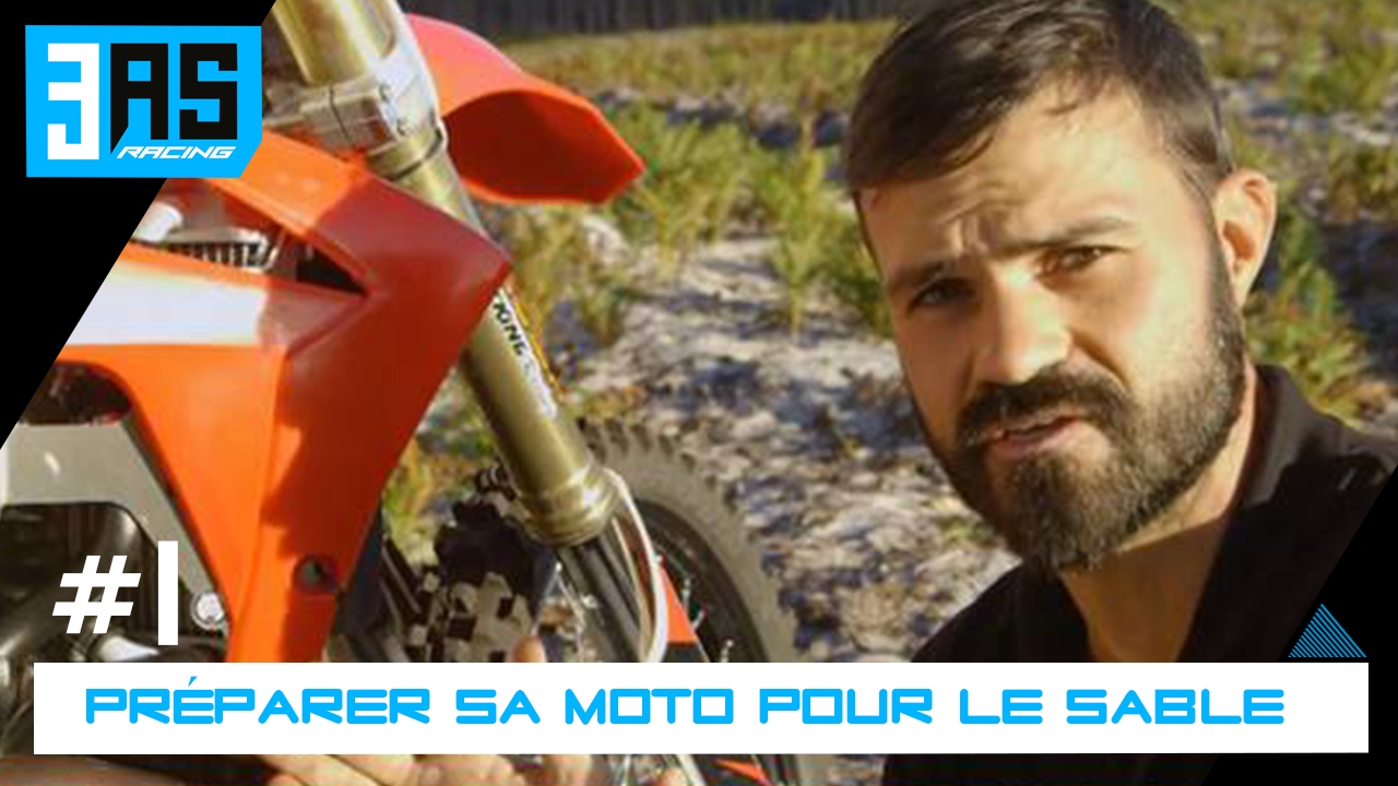 Comment préparer sa moto pour le sable - Tuto Moto #1