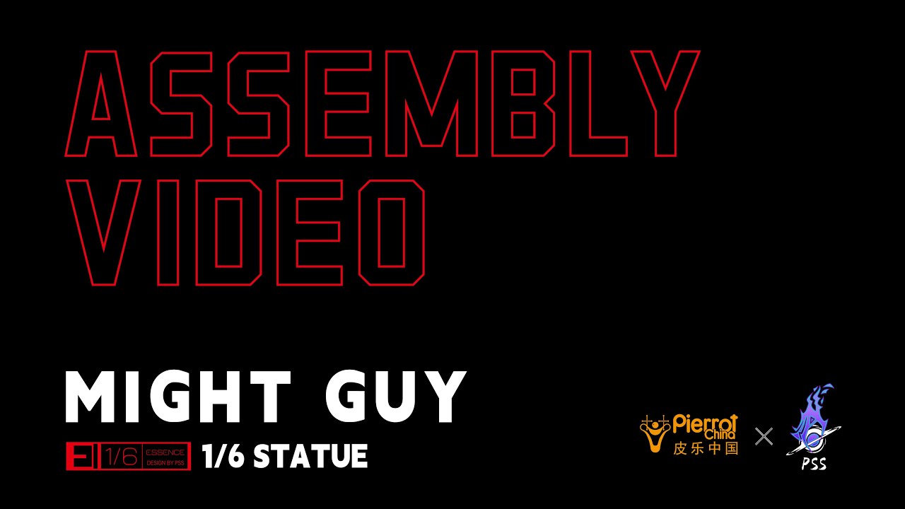 《Naruto》genuine authorization Might Guy  1/6 Statue Assembly Video