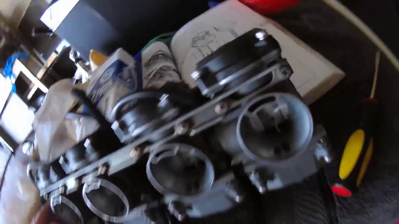 Checking and reinstalling carburetors to Kawasaki Concours 1000