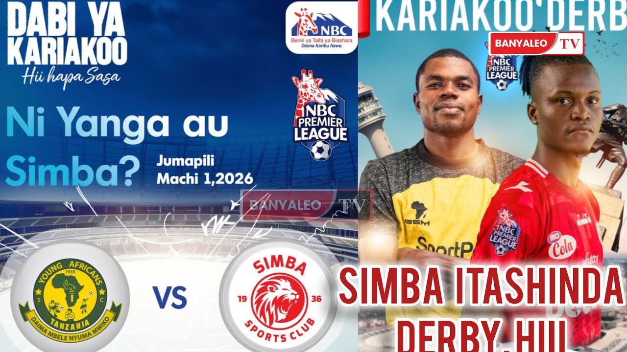 #live  CLOUDSFM  :WAICHAMBUA. DERBY  hii SIMBA  wanashinda kibabe Machi 1.2026 new Aman Complex