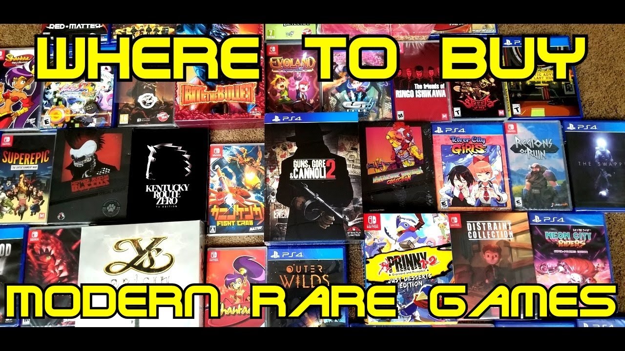 Game Collecting #3 Where to buy modern rare games (List)