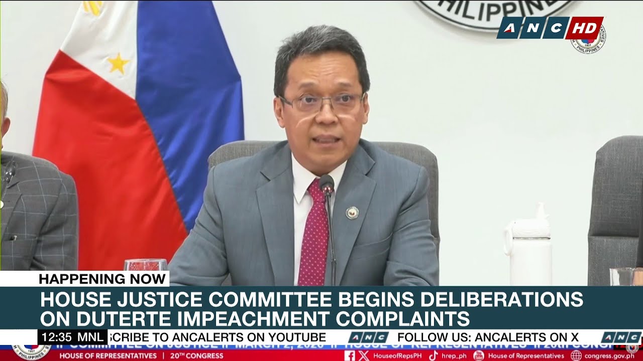 MOMENT: Flores moves to set aside first impeachment complaint vs VP Sara filed prior to Feb. 6 | ANC
