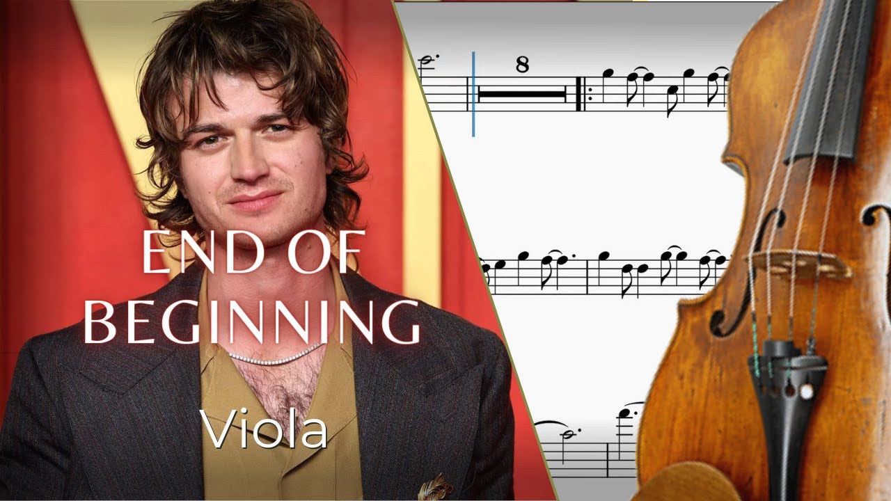 End of Beginning – Viola Sheet Music | Djo (Scrolling Score)