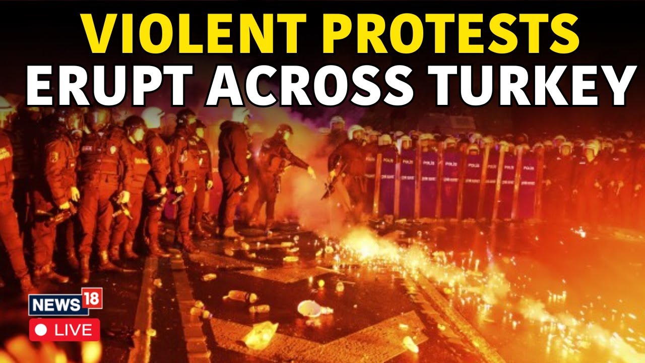 Turkey Arrests & Jails President Erdogan's Main Rival On Corruption Charges, Protest Erupts | N18G