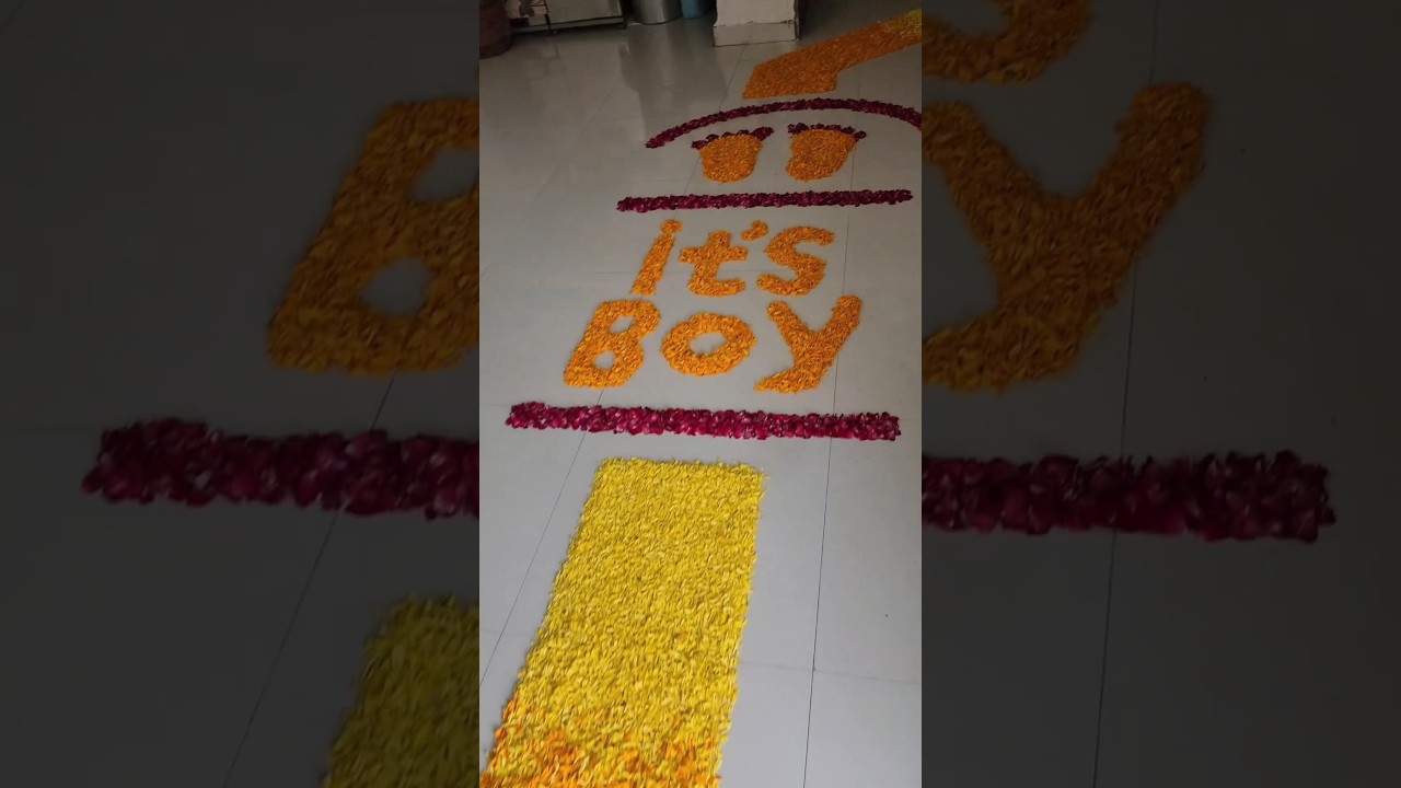 Welcome Baby Decoration #youtubeshorts #trending #welcome#flowers#decoration#babyboy#trendingshorts