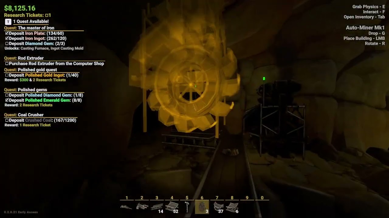 Minemogul New cave steel world day 2