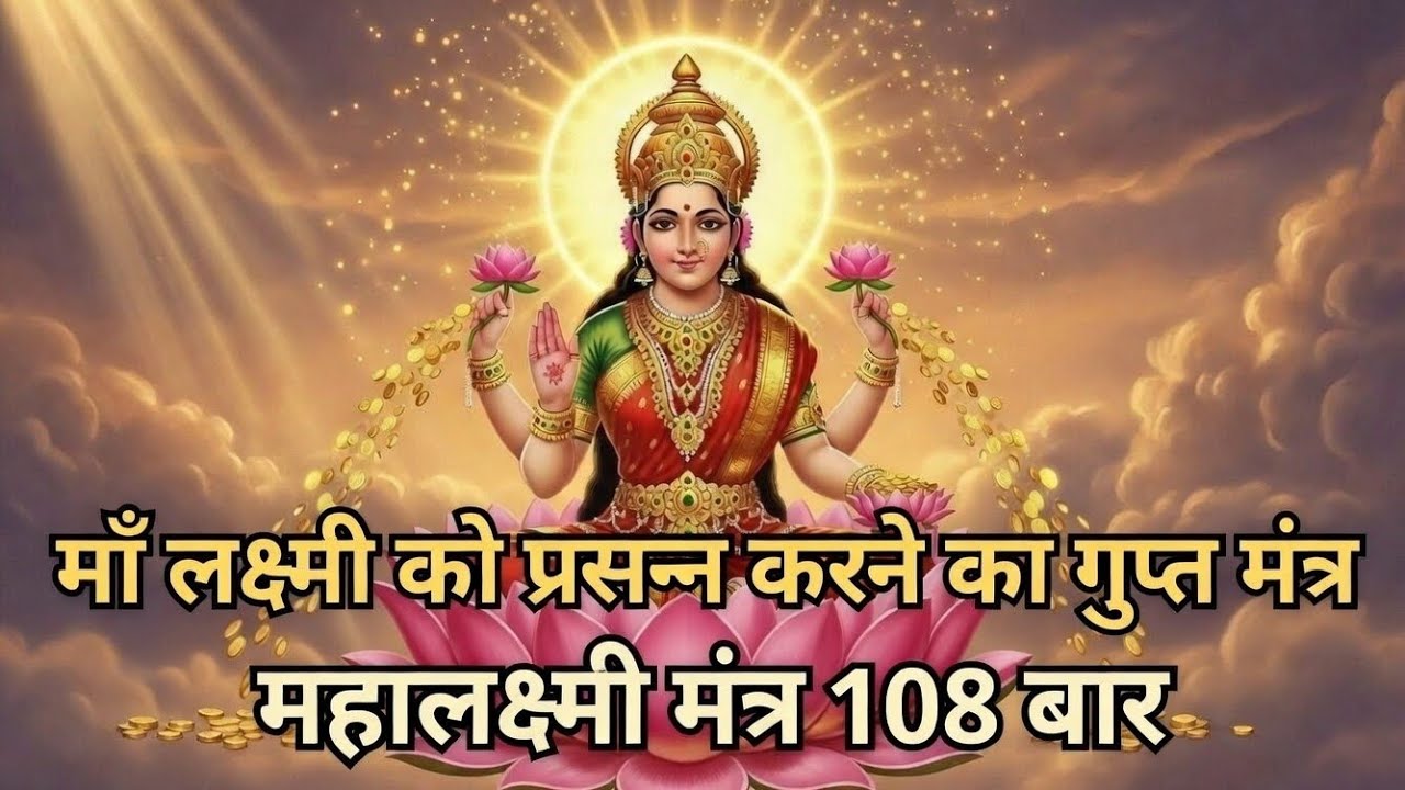 रोज सुबह सुनें | लक्ष्मी बीज मंत्र 108 बार | धन लाभ होगा | Mahalakshmi Mantra 108 Time's