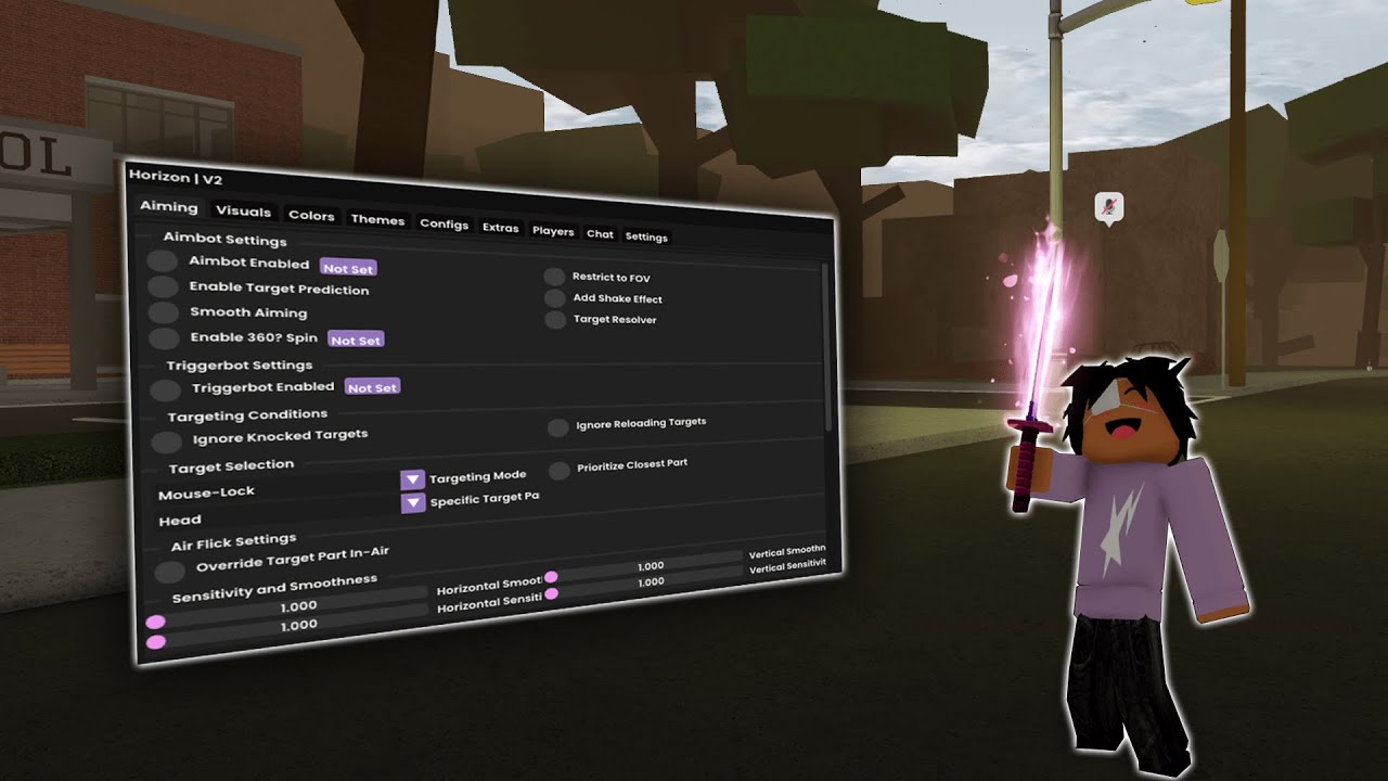 Raiding with the best FREE External In Dahood #horizon (Triggerbot)