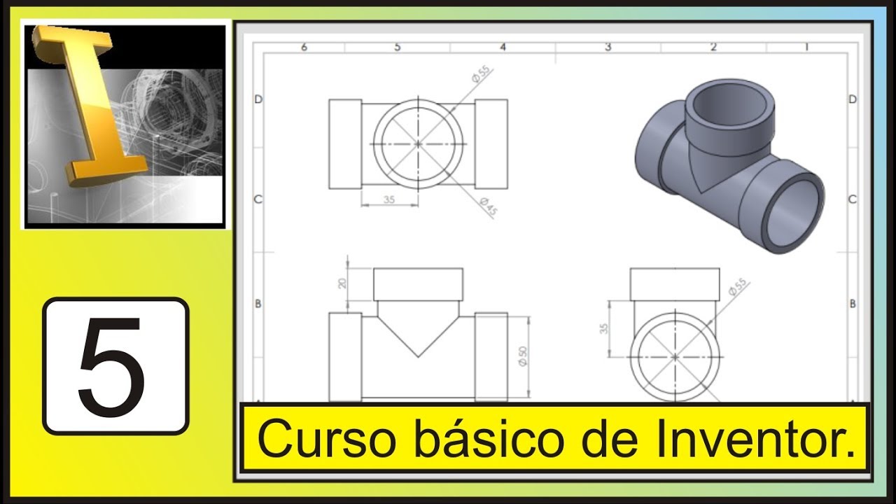 Curso B&aacute;sico de Autodesk Inventor Principiantes #5 | Diego Gaona