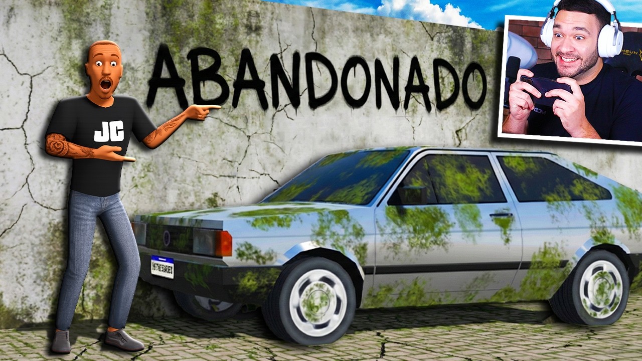 ENCONTREI um CARRO ABANDONADO no MOTO WHEELIE 3D