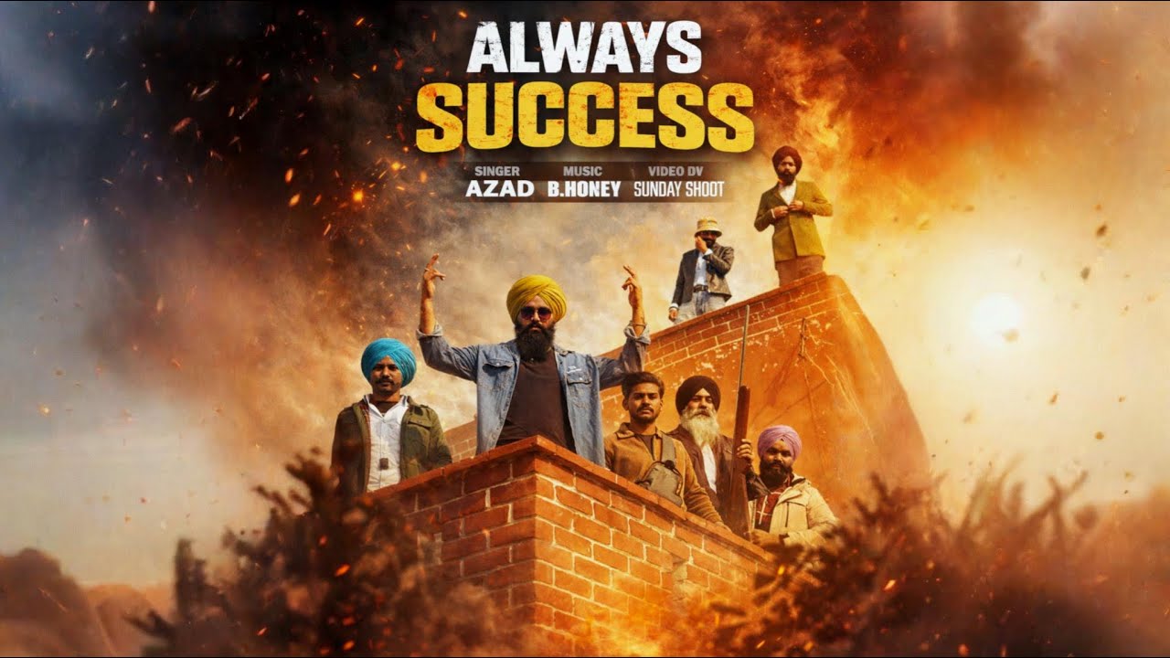 ALWAYS SUCCESS (Official Video)| AZAD | B hanny | Sunndy Shoot | Parvaz | letest punjabi song 2026
