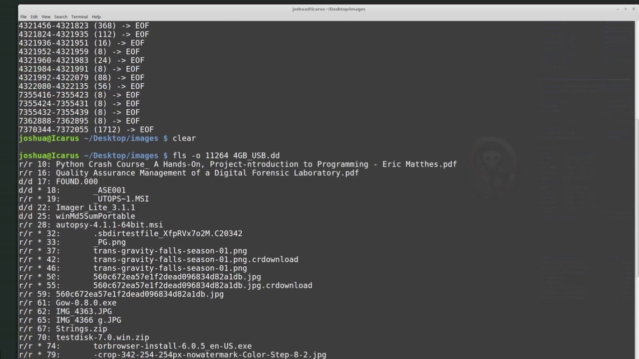 DFS101: 7.4 Data Recovery - The Sleuth Kit