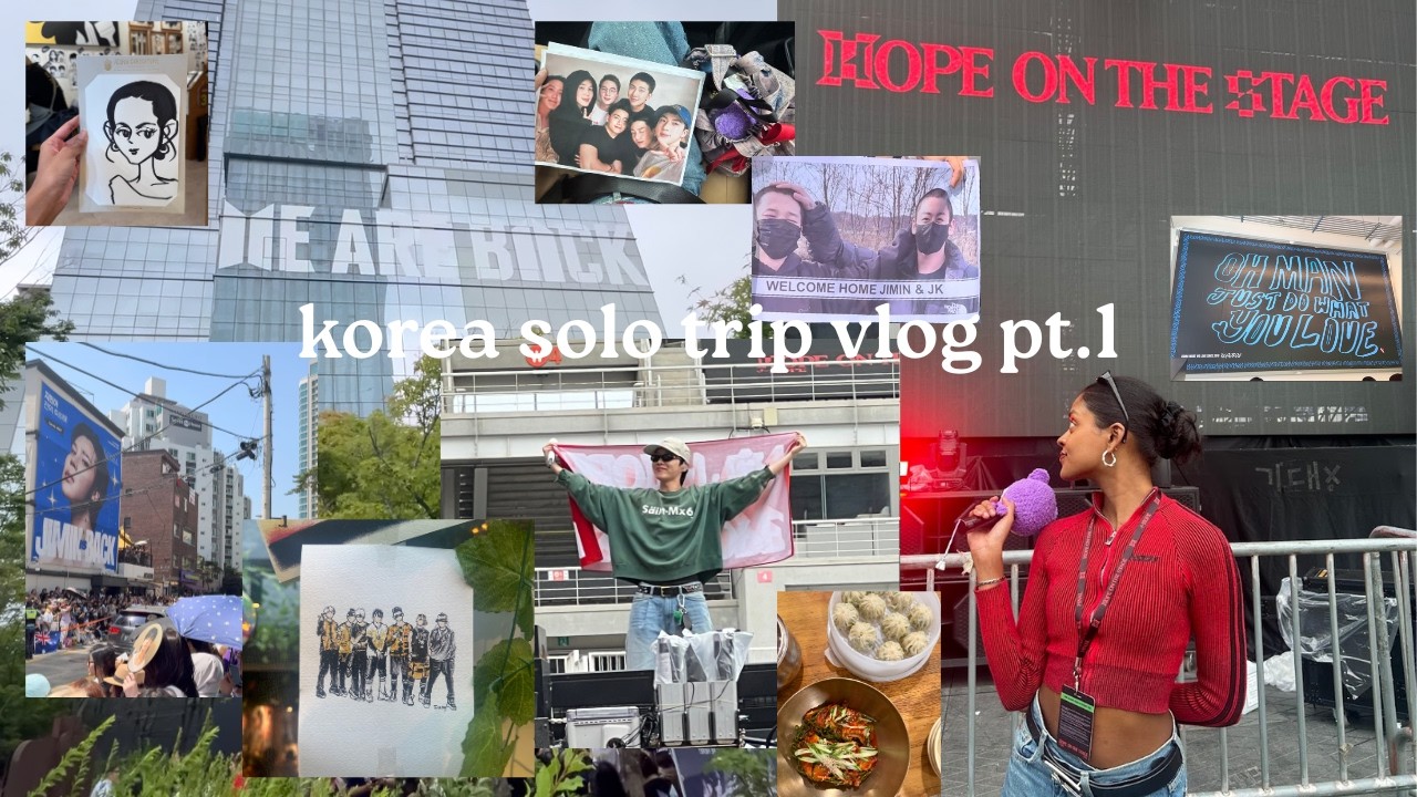 BTS festa 2025 & J-HOOOOOOOOPE (korea solo trip vlog pt.1)