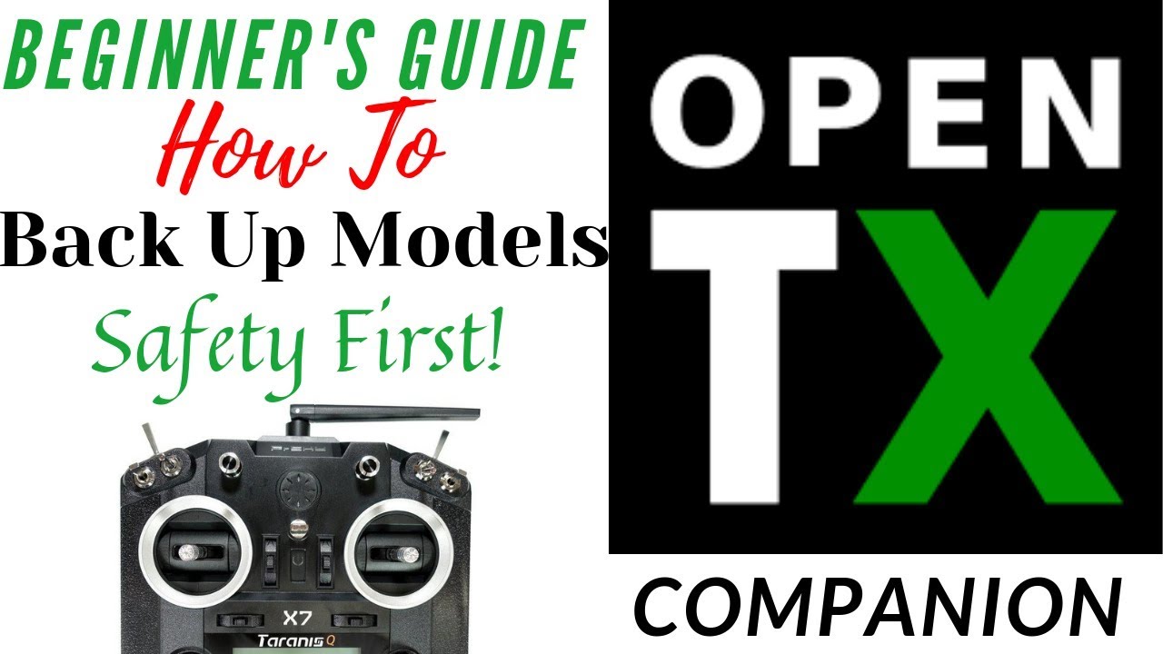 How To Back Up Models & Save Radio Files - OpenTX Frsky Taranis - Don't Lose Your Stuff!