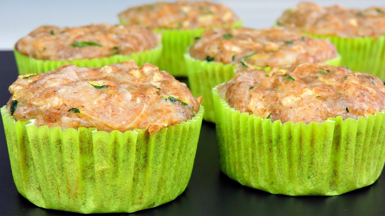 Magdalenas saladas (de calabacín y queso)