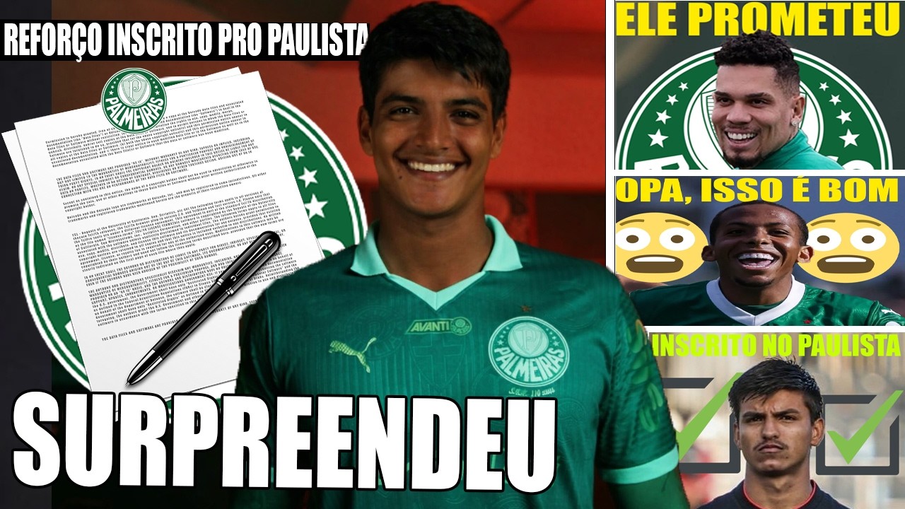 REFORÇO CONFIRMADO NO PAULISTÃO! PAULINHO PROMETEU GOL NA FINAL! ACORDO ASSINADO! NOVO ATACANTE