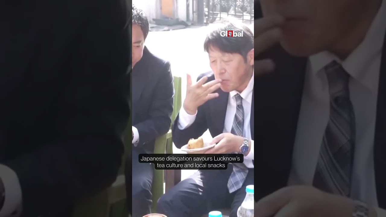 Japanese Delegation Savours Lucknow Tea and Local Snacks During Cultural Visit  