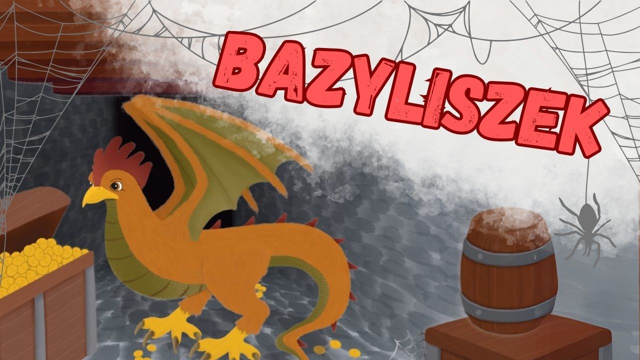 🎬 BAZYLISZEK – legenda warszawska | Bajka dla dzieci 🐍🐓