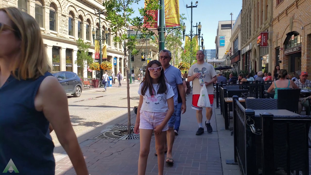 Walk Here: Calgary, Alberta - Canada - Summer 2019 in 4K / UHD