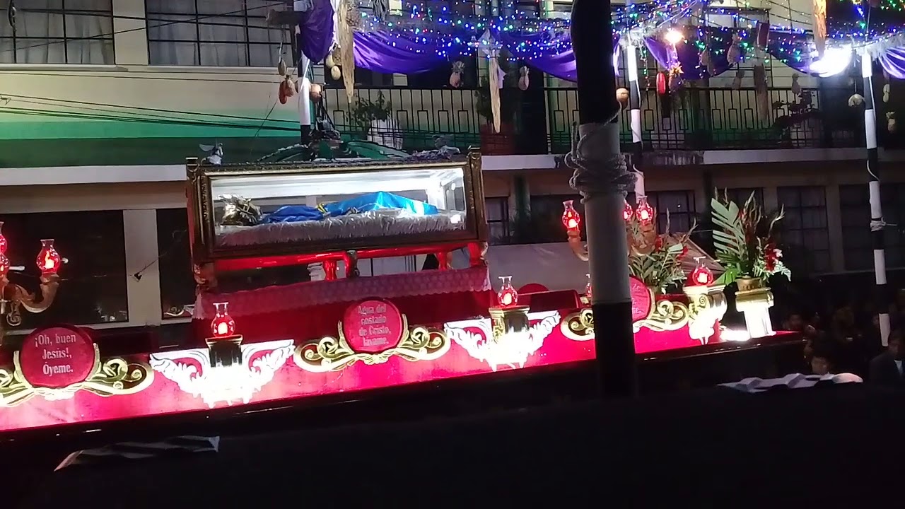 Procesion Viernes Santo Parque San Lucas Toliman 31 Marzo 2018 1