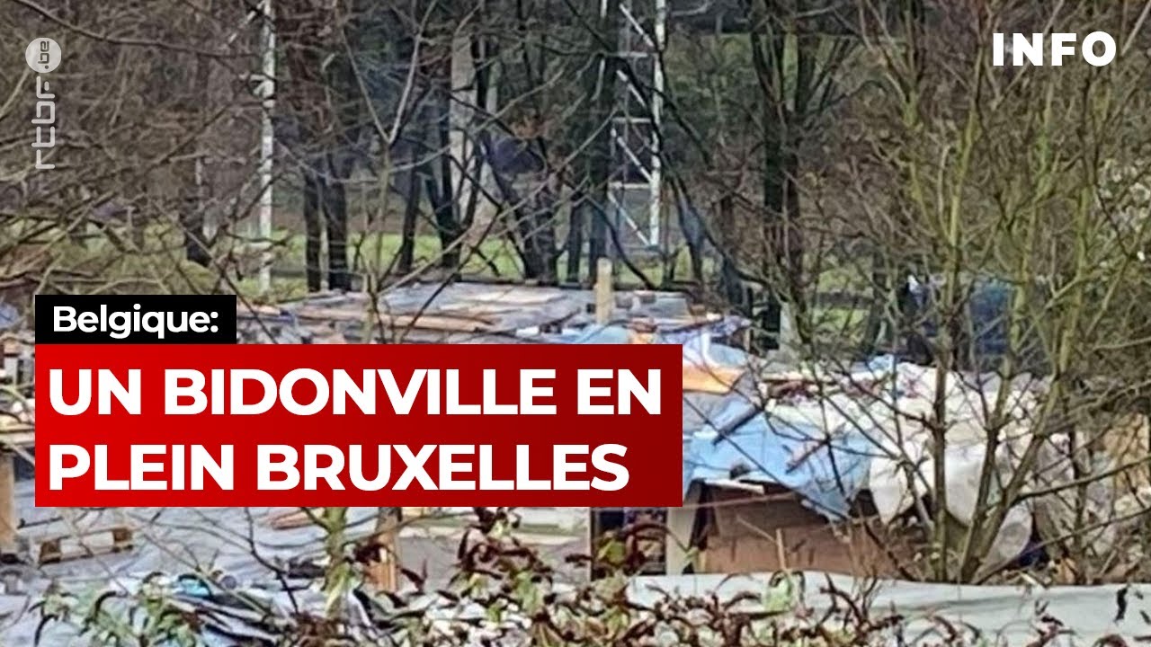 Schaerbeek: un campement rom s’agrandit à l’entrée de Bruxelles - RTBF info