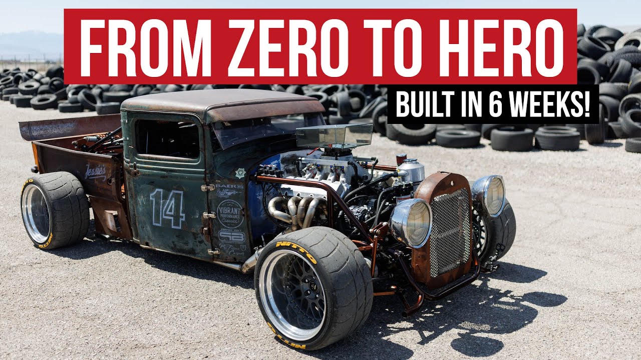 From An Abandoned '32 Ford Pickup to An AWD 1000hp Burnout Machine