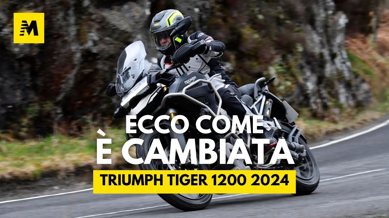 Triumph Tiger 1200 2024: ecco come cambia!