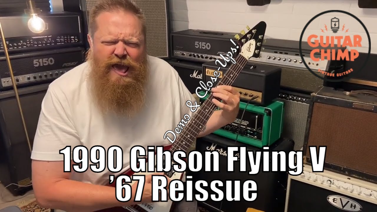 1990 Gibson Flying V ’67 Reissue Cherry