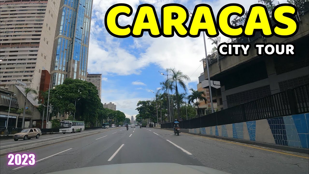 City Tour en Caracas por la avenida Bolívar. 2023  🇻🇪 4K