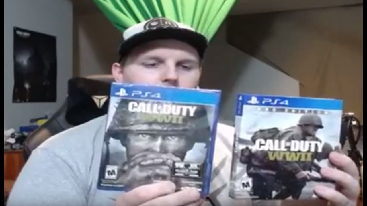 CALL OF DUTY WWII, PS4 PRO EDITION UNBOXING