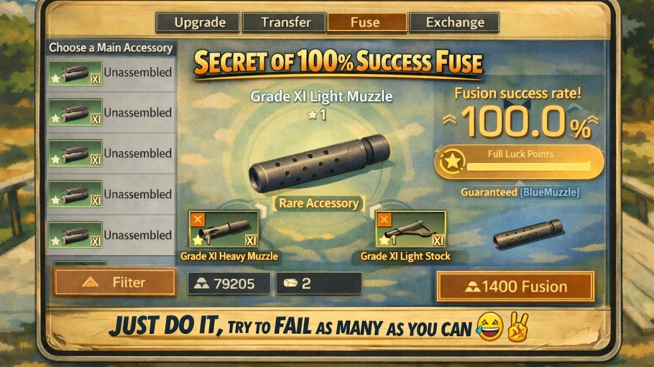 LIFEAFTER THE SECRET OF A 100% SUCCESS RATE FUSE MUZZLE