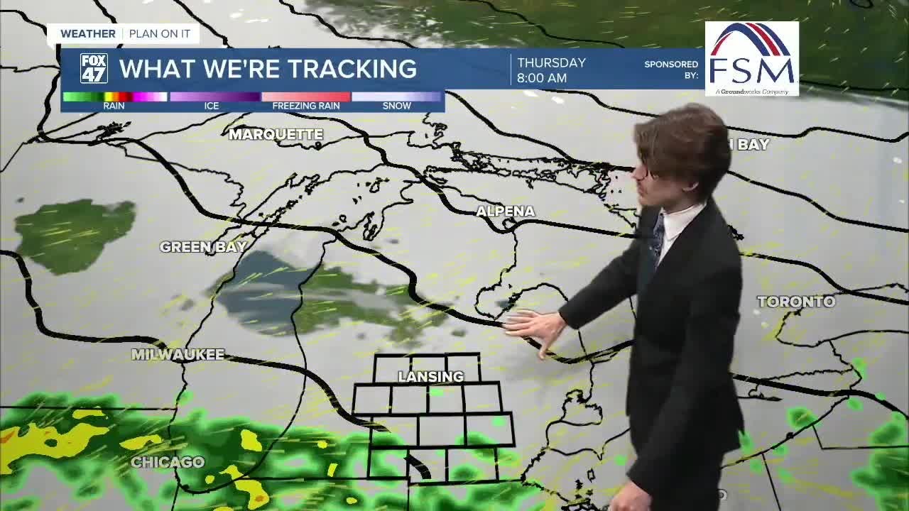 Tapping into the 50's with more sun today across Mid-Michigan ahead of showers