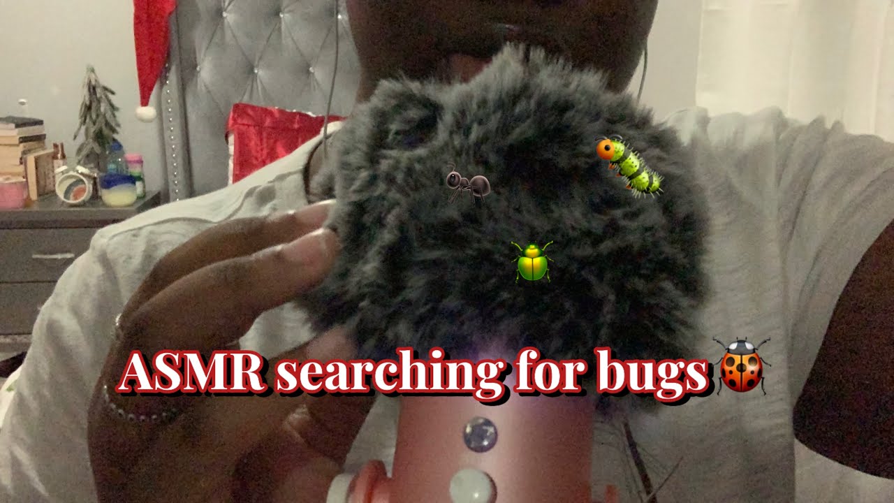 ASMR Super Tingly Bug Searching| Plucking, Mouth Sounds, and More 🐞🤎