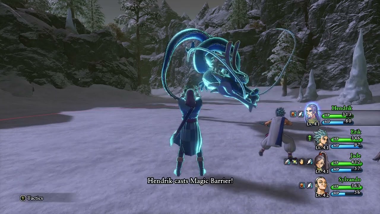 Dragon Quest XI S Definitive Edition Boss FIght - Get Rid of Auroral Serpent