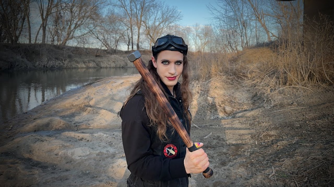 How to make a post apocalyptic hex nut mace