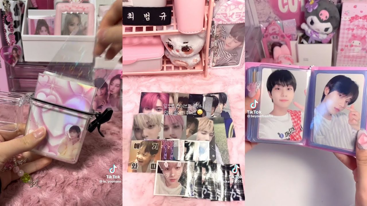 🎀✨️packing photocards kpop 💐 #3 [ korean ] tiktok compilation | caroline