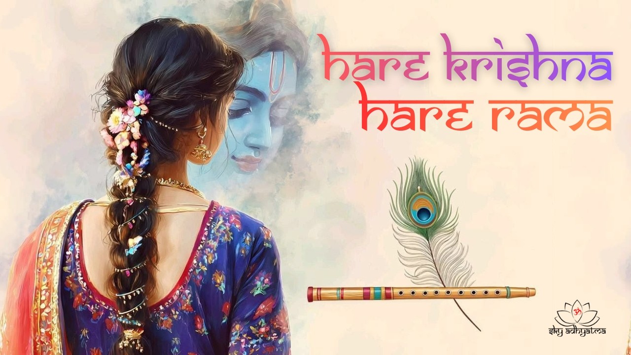 Hare Krishna Hare Rama | Maha Mantra Chanting | Krishna Bhajan | Sky Adhyatma