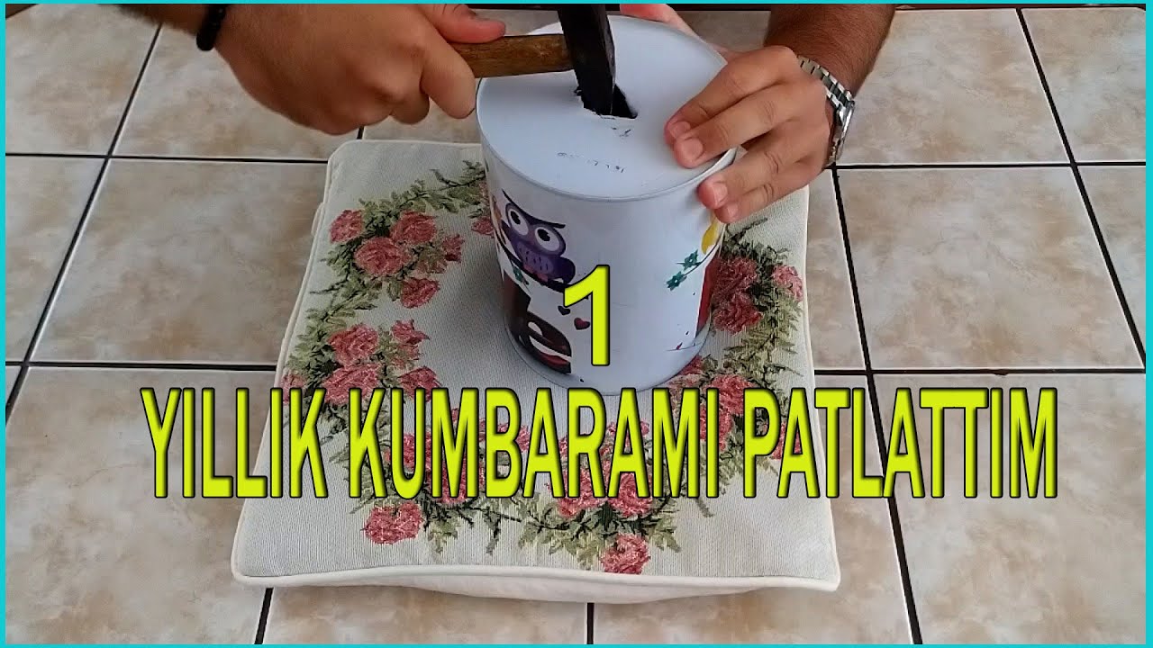 BİR YILLIK KUMBARA PATLATMA :)