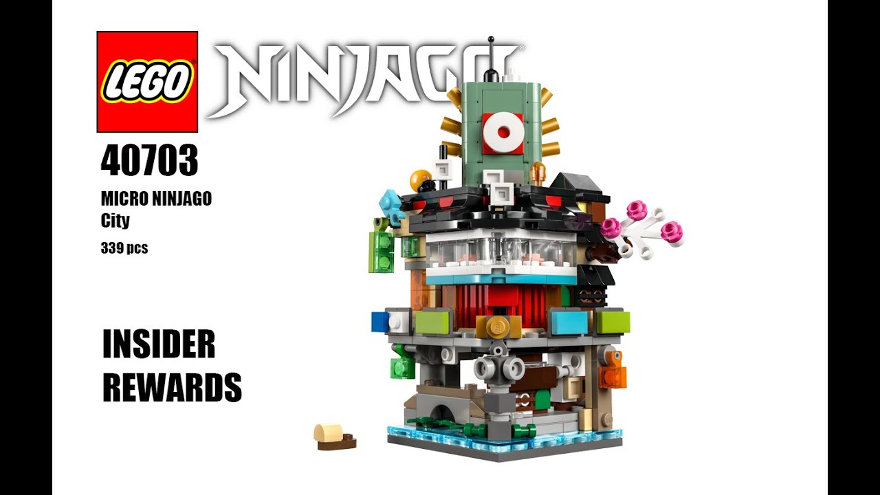 2024 Micro NINJAGO City LEGO Build!