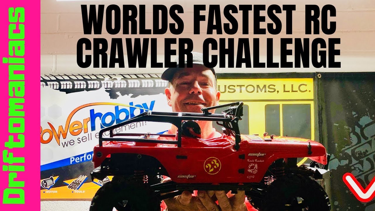 Driftomaniacs Worlds Fastest RC Crawler Challenge!