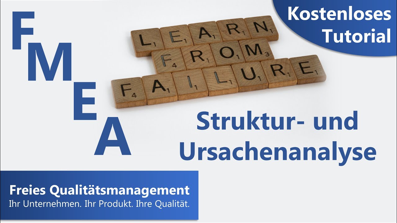 FMEA - Struktur-  und Ursachenanalyse