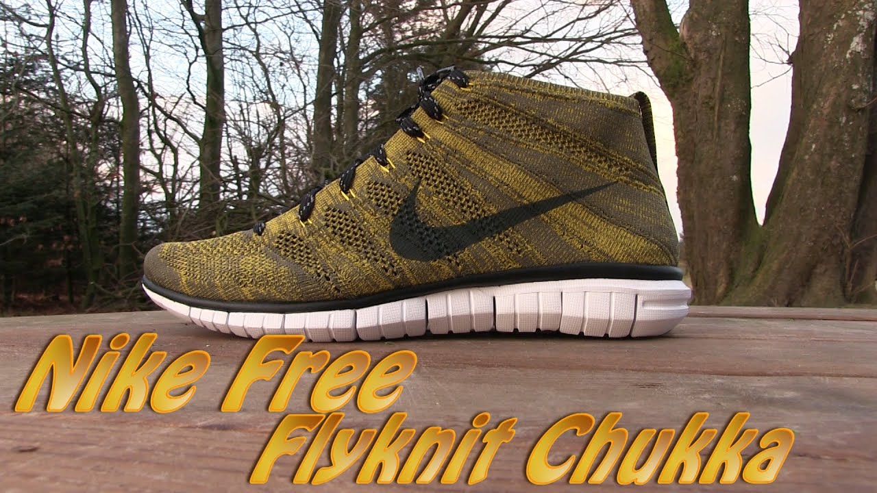 Nike - Free Flyknit Chukka (Tarp Green & Black) - On Feet
