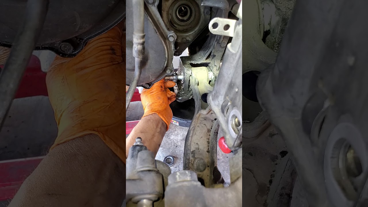 Chrysler Town & country 2002 3.8  Cómo cambiar brazo horquilla y flecha o CV axel & Control arm